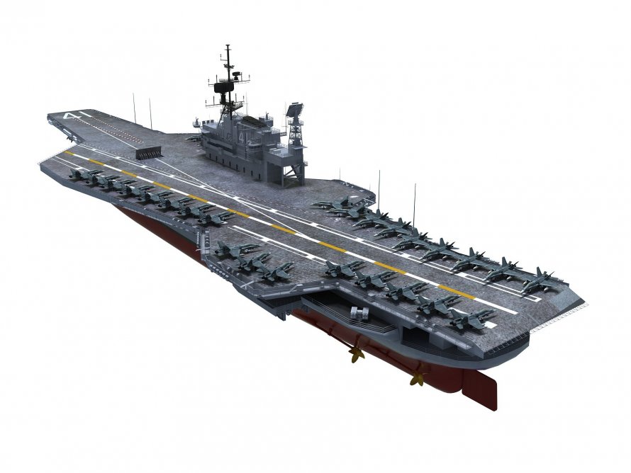 Авианосец Мидуэй CV-41 модель