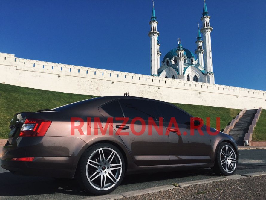 Octavia a7 занижение -50 r19