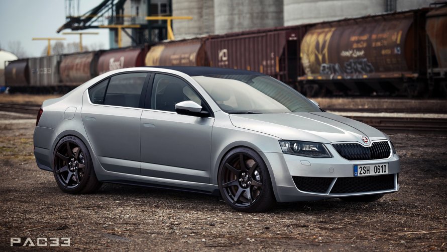 Octavia a7 Tuning серебро