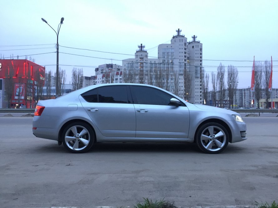 Skoda Octavia a7 занижение -50