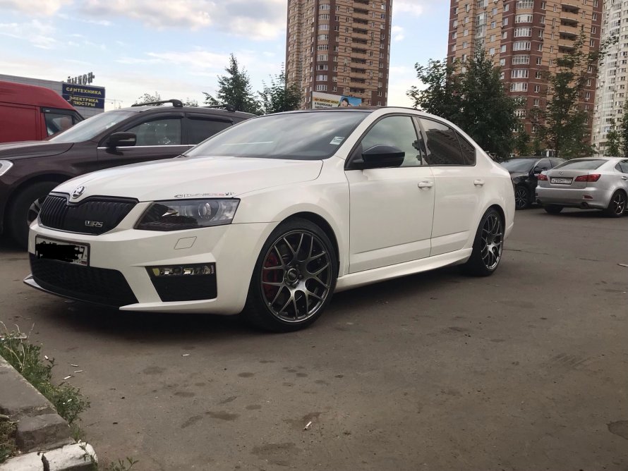 Octavia a7 RS занижение