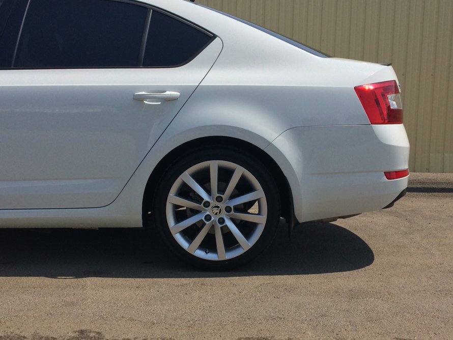 Octavia a7 с занижением 30