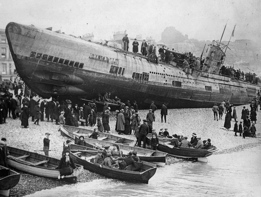Подводная лодка 1 мировой войны