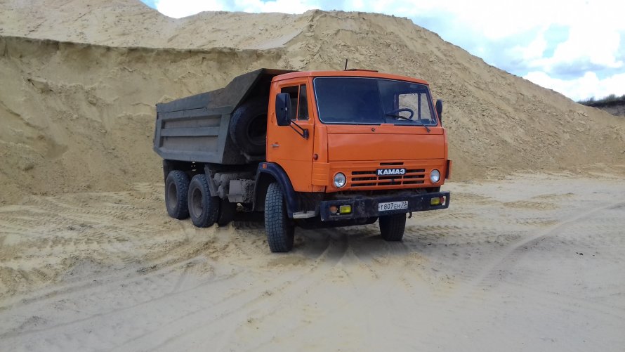 КАМАЗ 55111 С песком