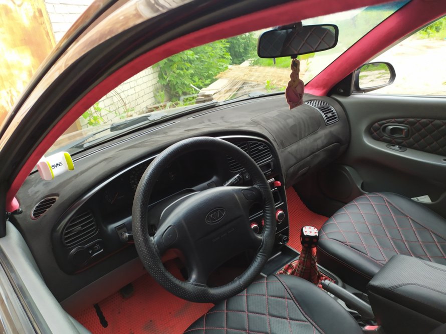 Kia Spectra черная панель