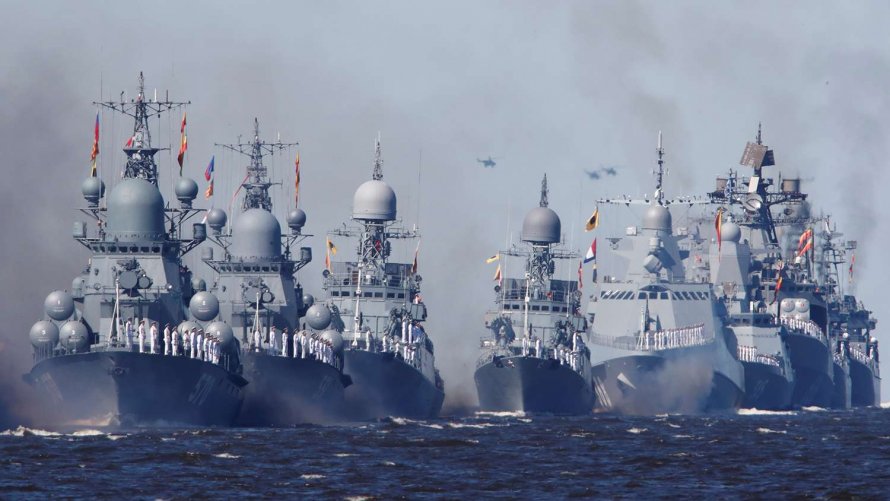 Корабли парада ВМФ В СПБ 2020