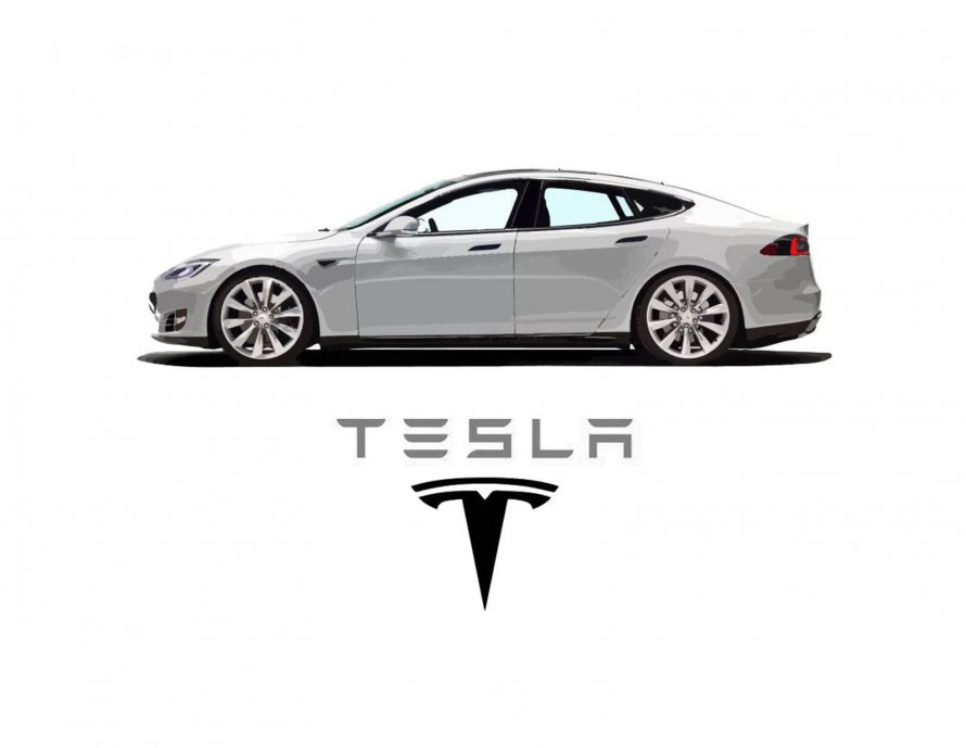 Тесла model s логотип