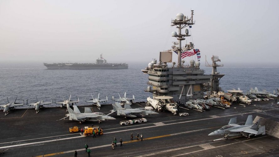 Авианосец США на Ближнем востоке