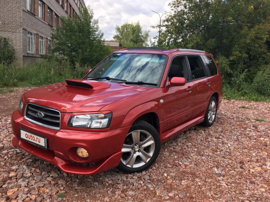 Субару Форестер красный 2002
