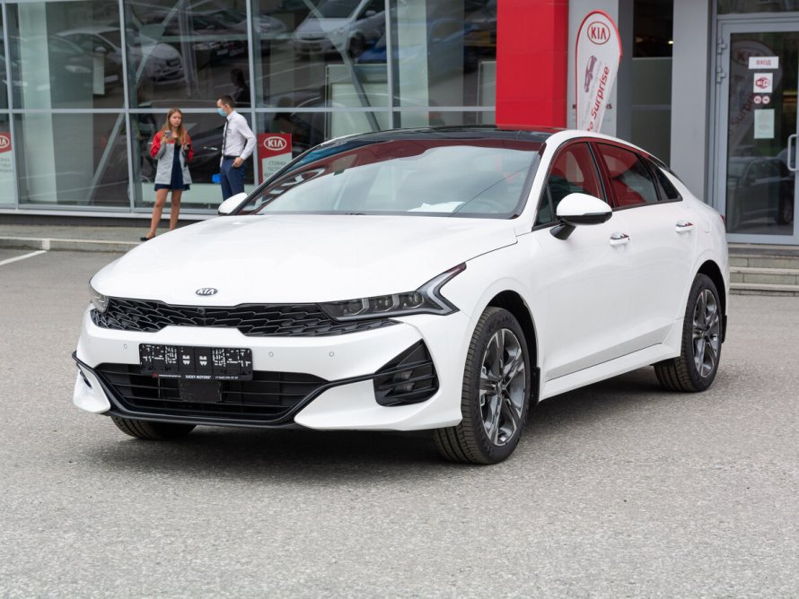 Kia k5 gt line 2020 белая