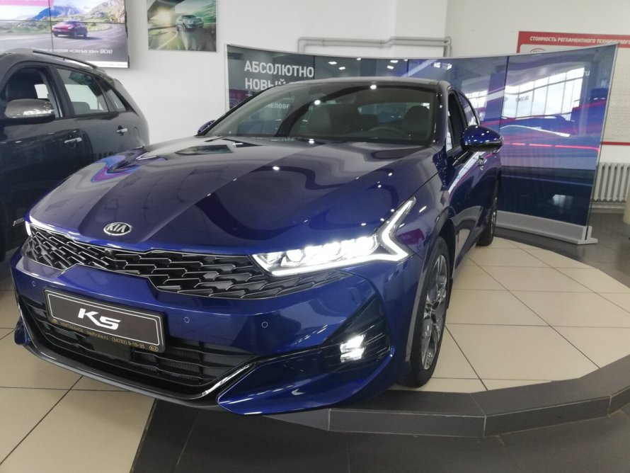 Kia k5 синий металлик