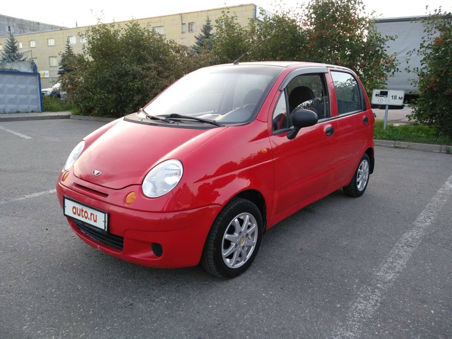 Daewoo Matiz красный