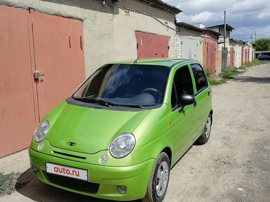 Дэу Матиз зеленая 2004