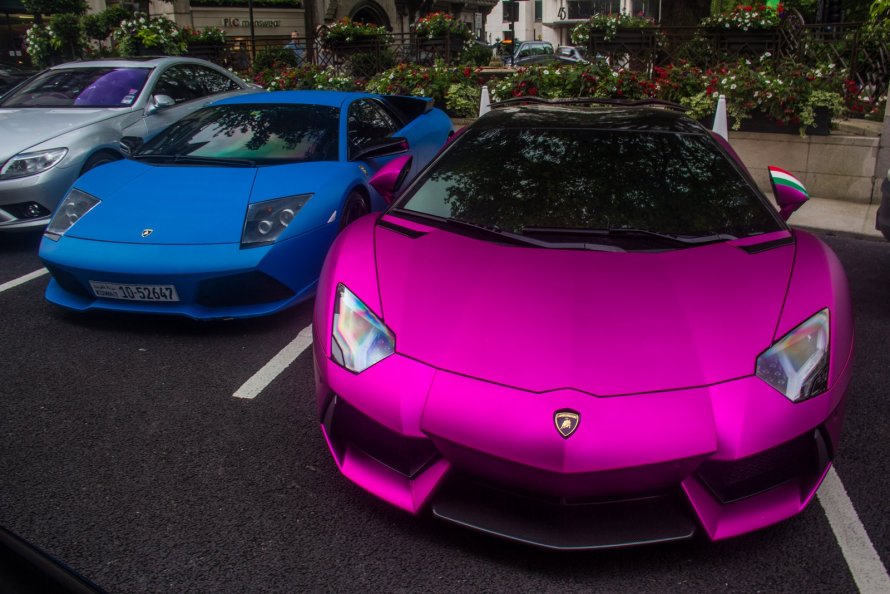 Ламборджини Aventador хамелеон