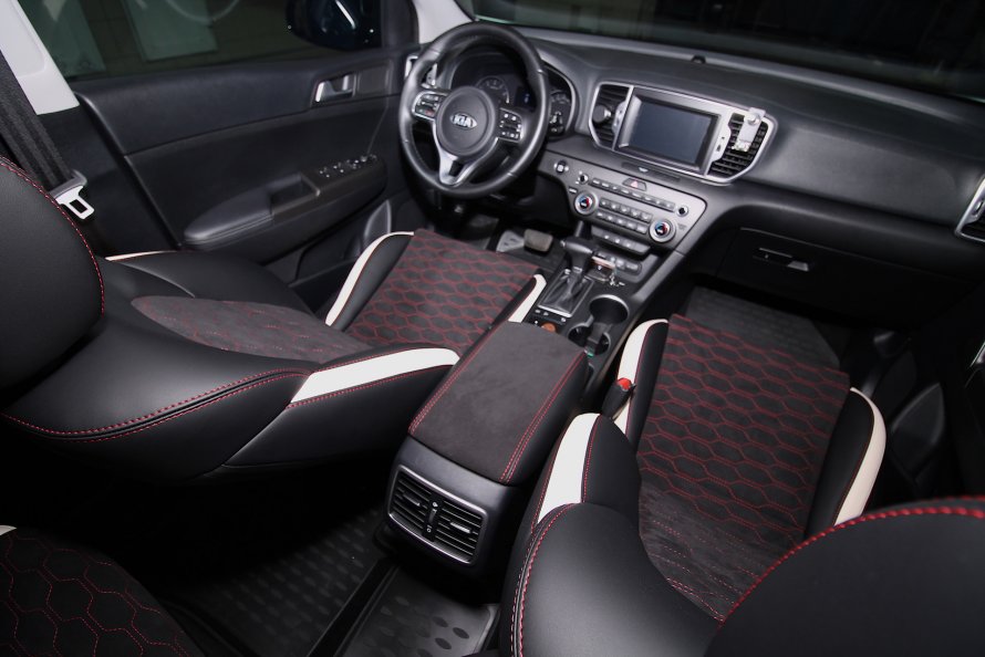 Перешивка салона Kia Sportage 4