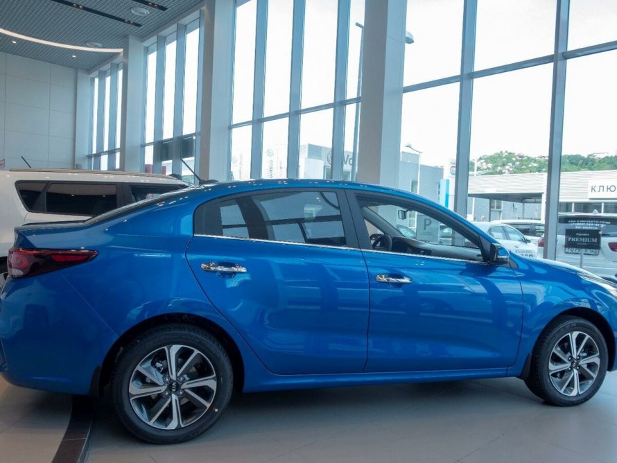Kia Rio 2014 белая