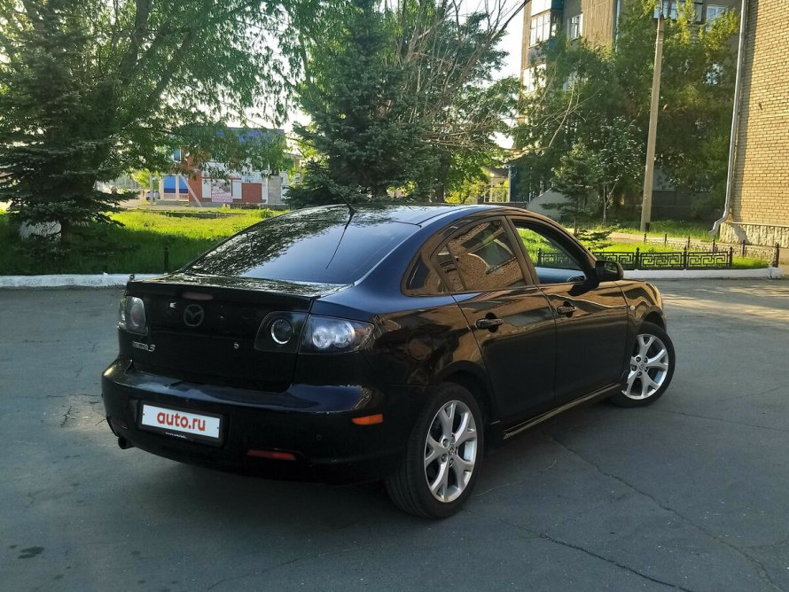 Mazda 3 2008 седан черный