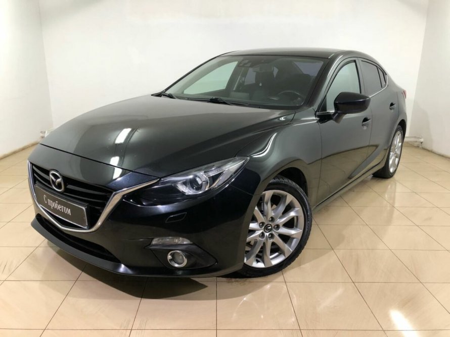 Mazda 3 BK седан чёрная 2008