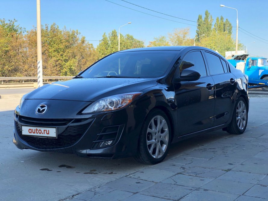 Mazda 3 2008 седан черный