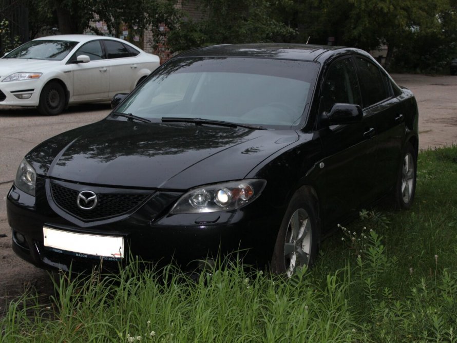 Mazda 3 2006 седан черная