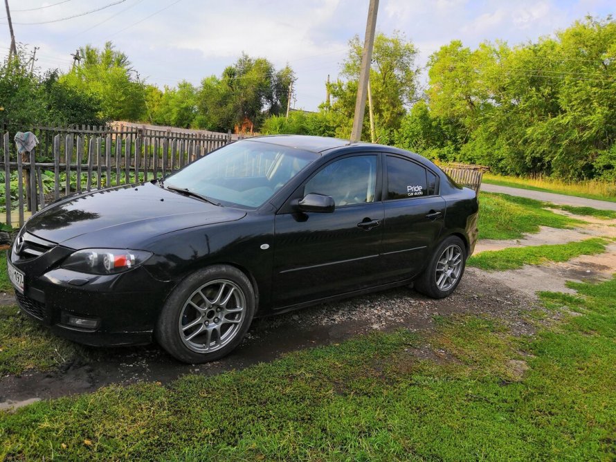 Mazda 3 2008 седан черный