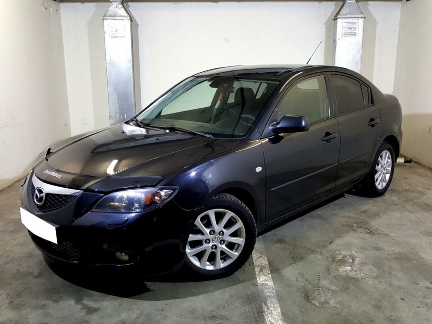 Mazda 3 2008 седан черный