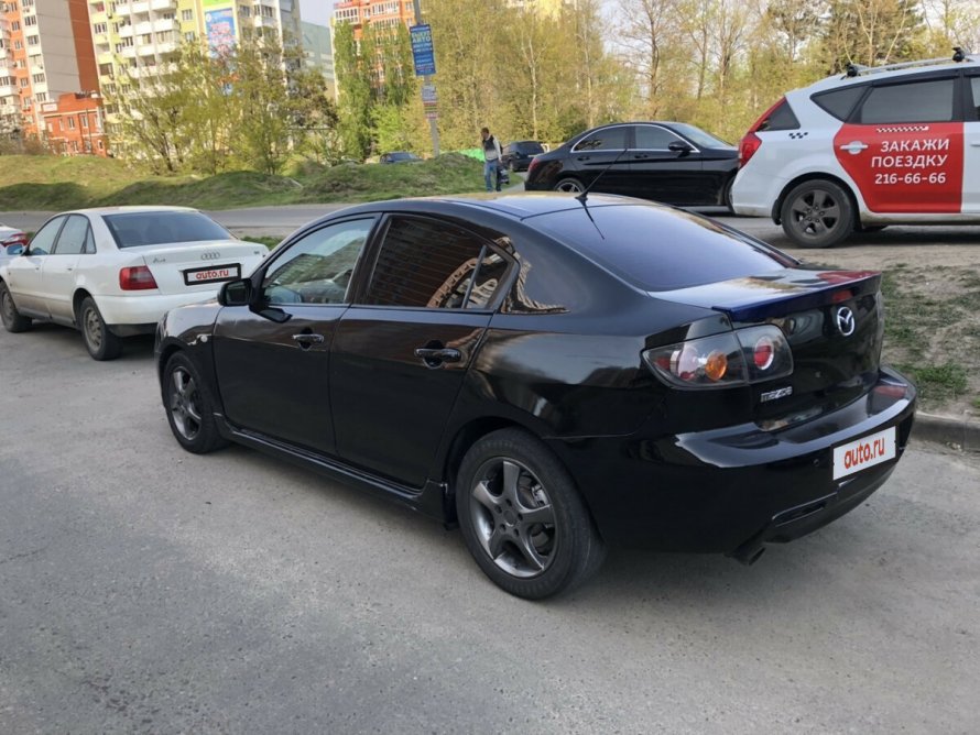 Mazda 3 2008 седан черный