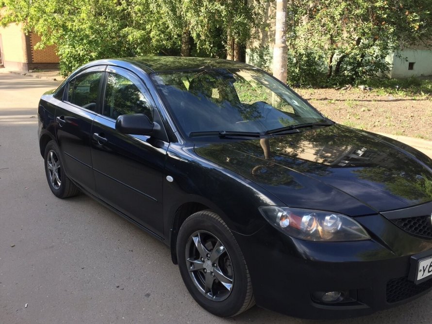 Mazda 3 2008 седан черный