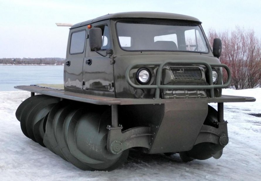 УАЗ Буханка шнекоход