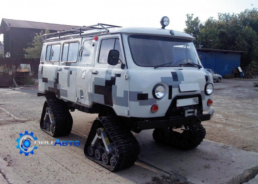 УАЗ Буханка гусеничный