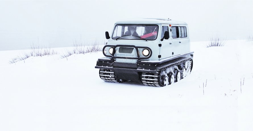 ЗВМ 2410 Ухтыш гусеничный плавающий снегоболотоход