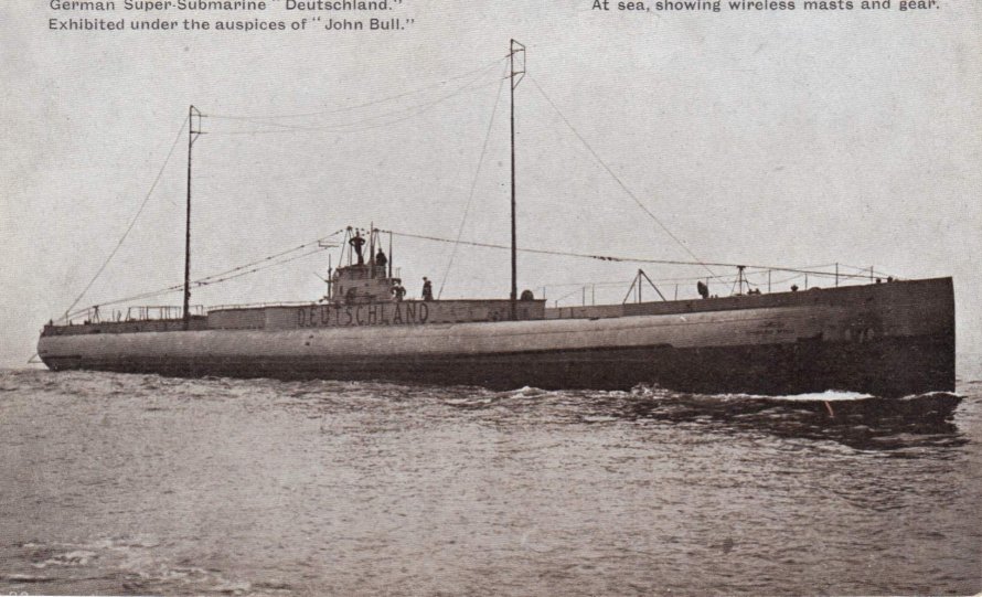 Подлодка u 155 Deutschland