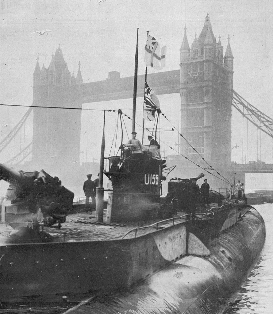 Лодка u-155 Deutschland