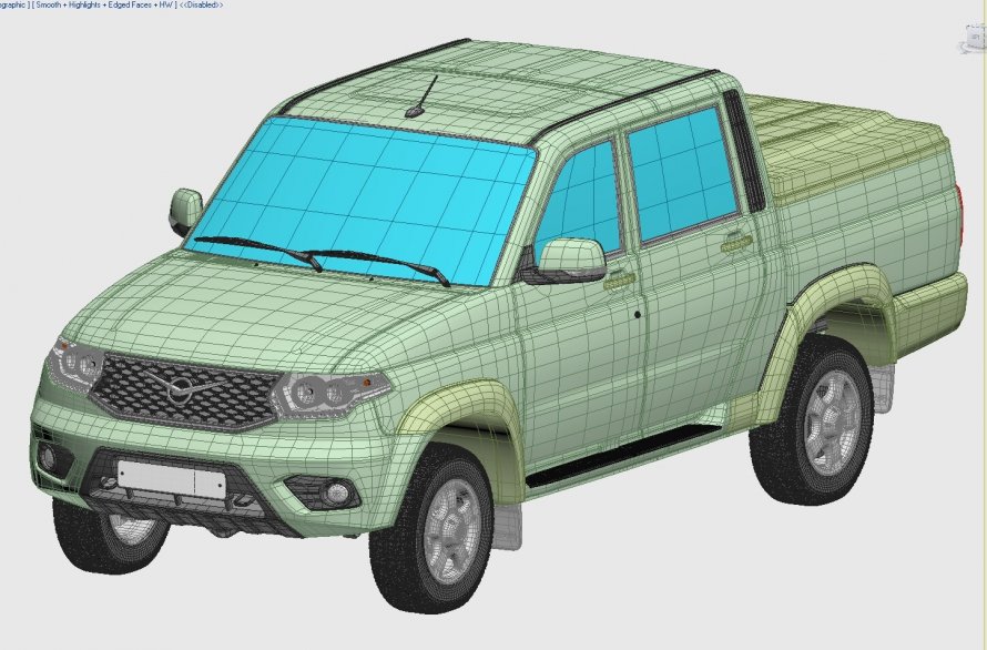 Автомобиль УАЗ-23632 UAZ Pickup