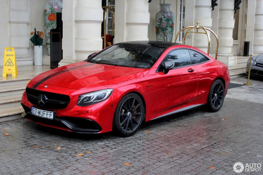 Mercedes Benz s63 купе