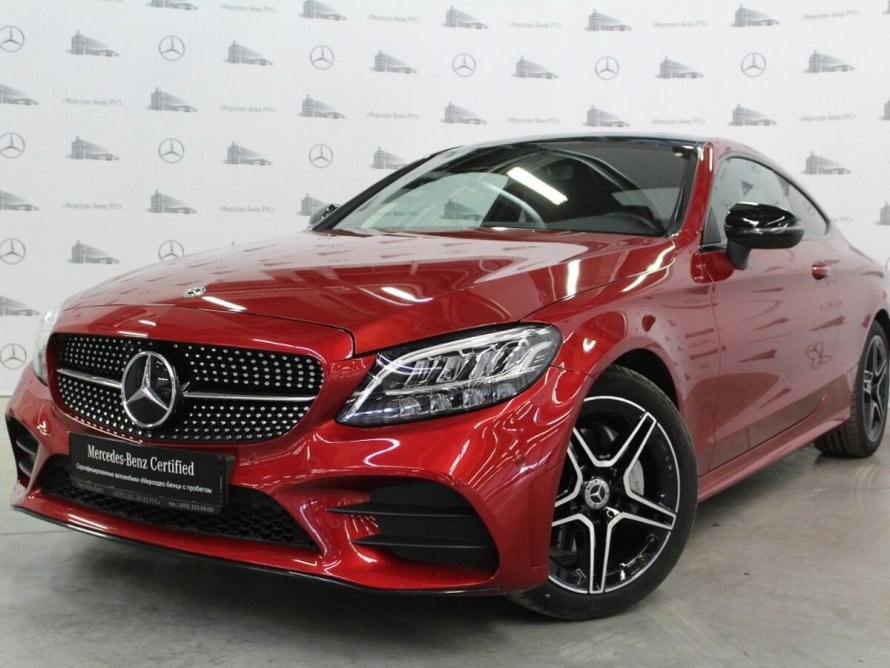 Мерседес Бенц w205 красный