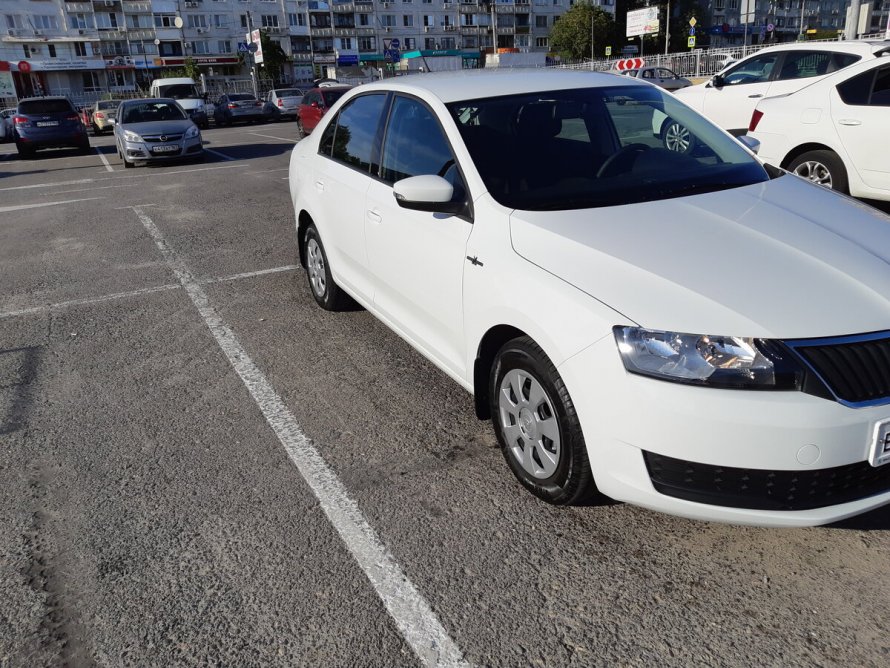 Skoda Rapid белый