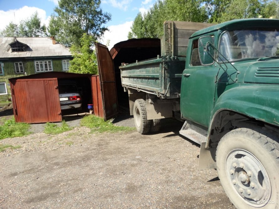 ЗИЛ 130 колхозник с прицепом
