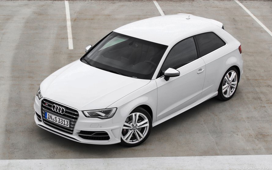 Ауди s3 2015 хэтчбек белый