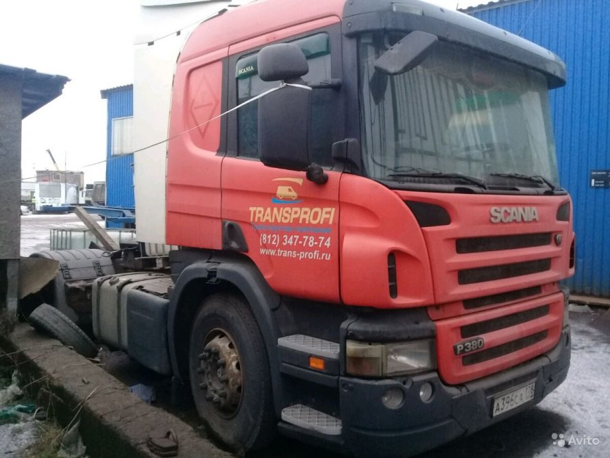 Scania р380- с п/прицепом (трал)