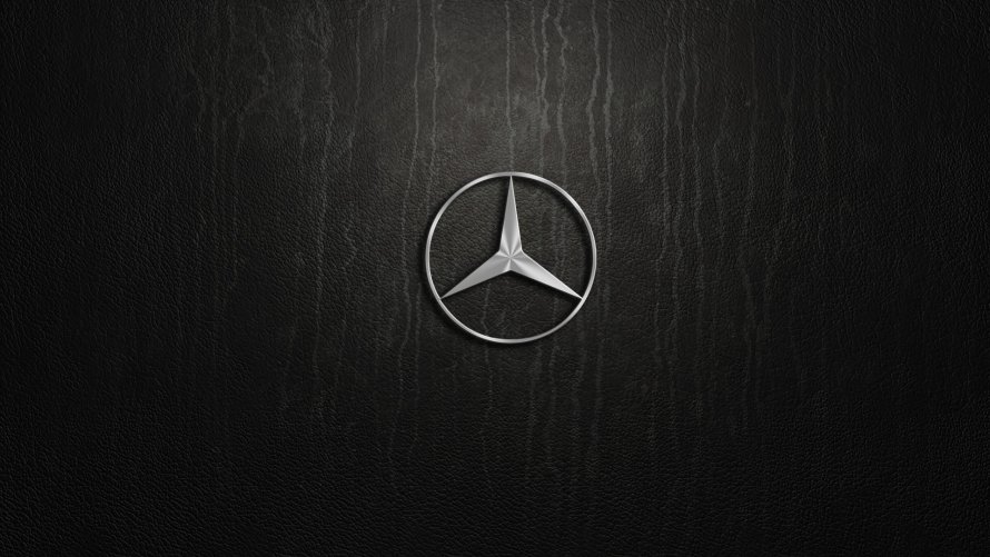 Mercedes Benz значок 4к