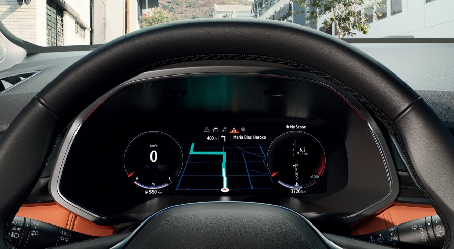 Renault Captur 2020 приборная панель