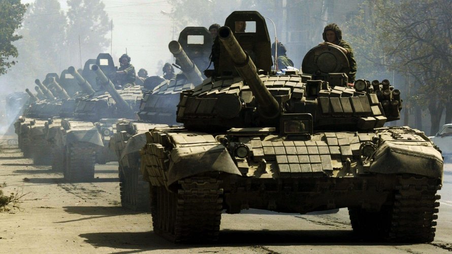 Колонна танков