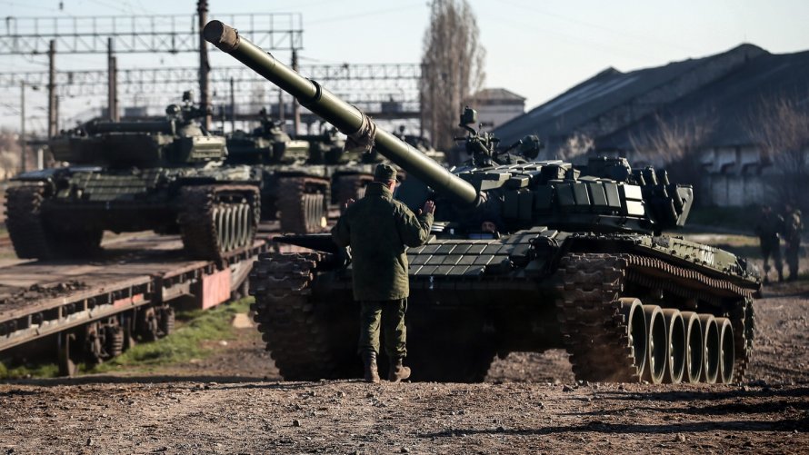 Российская танковая колонна