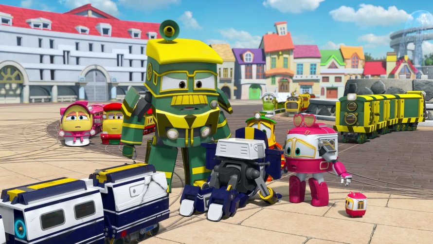 Паровозик Robot Trains Дюк