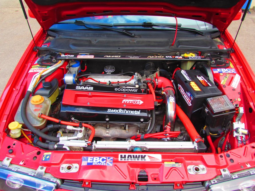 Saab 9000 Aero Red