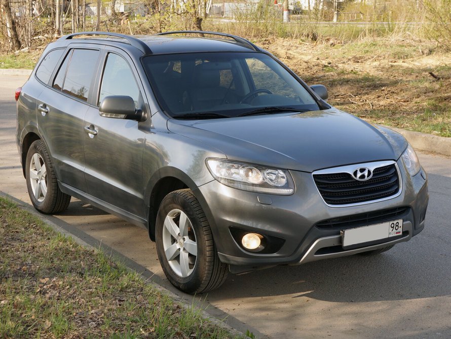Hyundai Santa Fe черный 2016