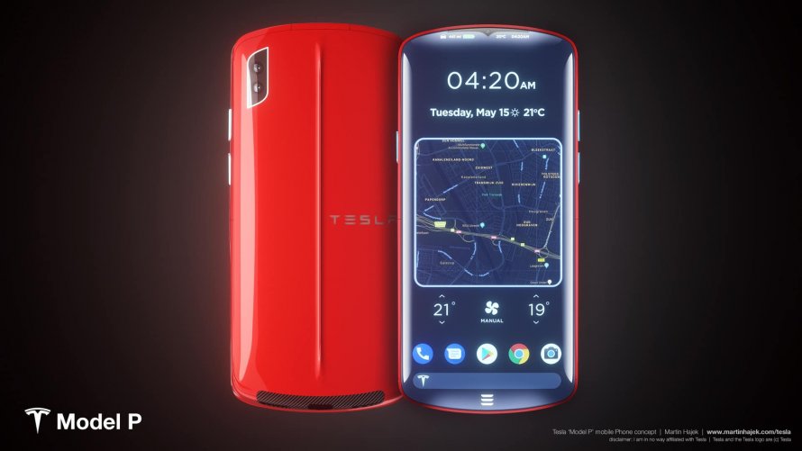 Смартфон Tesla Phone