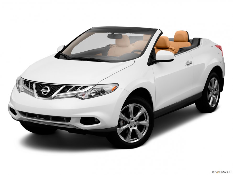 Белый Nissan Murano CROSSCABRIOLET 2011-2014