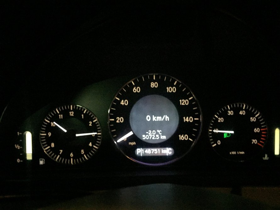 Приборная панель CLK 500